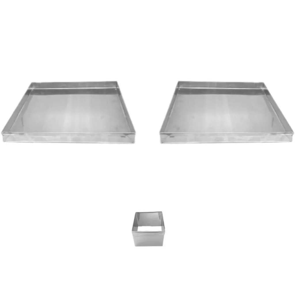 Forma Brownie 30x30x3 - 2 Unidades em Oferta na Shopee