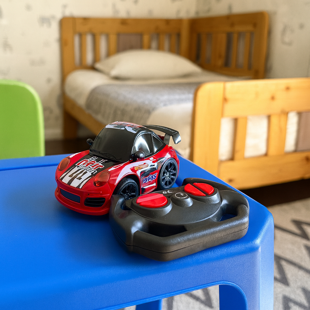Brinquedo Carrinho Controle Remoto Rápido Top Race Divertido Com 7 Funções