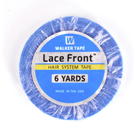 Fita Adesiva Capilar Mega Hair Prótese Lace Front Extra Forte 6 Metros X 1.27cm Lace Front Azul Walker Tape Walker Tape