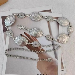 Cintos de corrente design retro acessórios vestido versátil novo verão antigo cinto de high-end em Oferta na Shopee