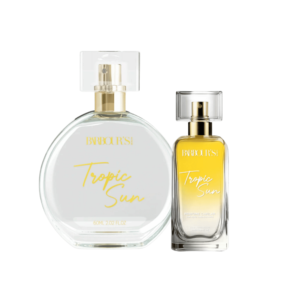 Kit Colônia Desodorante 60ml e Perfume Capilar Tropic Sun 50ml Barbour's Beauty em Oferta na Shopee