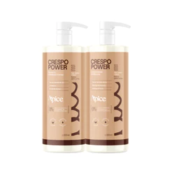 Kit Apice Shampoo Condicionador Crespo Power Hidratante 1000ml
