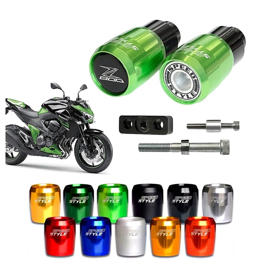 Slider Dianteiro Protetor Motor Speed Style Kawasaki Z800