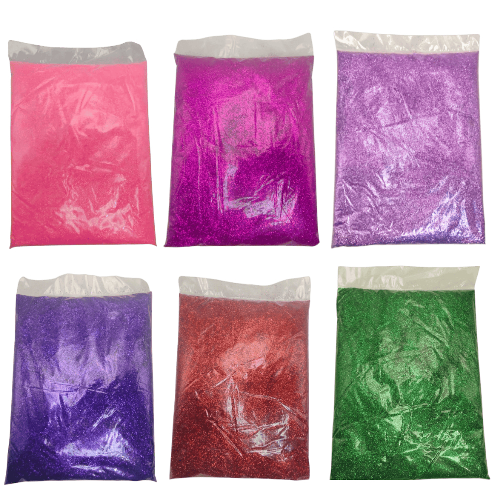 GLITTER PACOTE 500 GRAMAS - PARA TINTA DE PAREDE / ARTESANATO / ESCOLAR em Oferta na Shopee