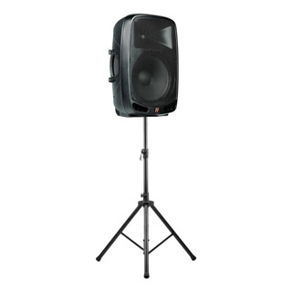 Caixa de Som Staner PS-1501 15" Bi-Amplificada com Pedestal Profissional Evento Apresentação Show