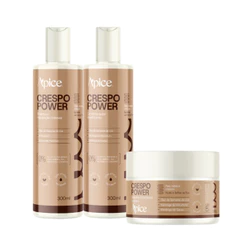 Kit Apice Shampoo Condicionador Máscara Hidratante Crespo Power Hidratante 300ml