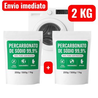 Percarbonato, de Sódio 100% Puro 2KG – Lava Roupas, Clareador, Branqueador e Alvejante em Oferta na Shopee