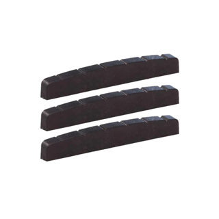 Nut Pestana para Guitarra  Strato 43mm Preto Plastico Kit C/ 3 Unidades EN3443-BK em Oferta na Shopee