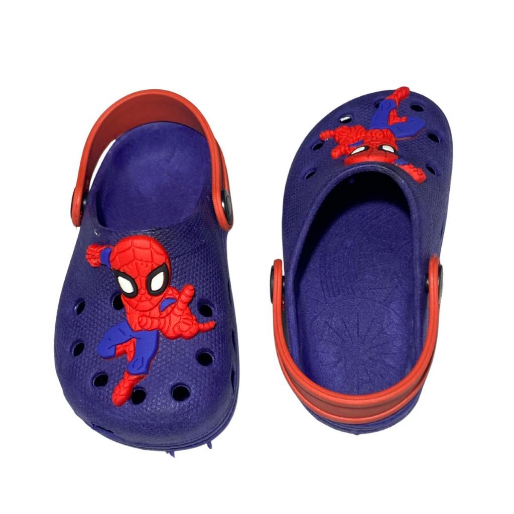 Babuche Sandália Papete Infantil Do Homem Aranha Personagem Bebê Desenho Teia