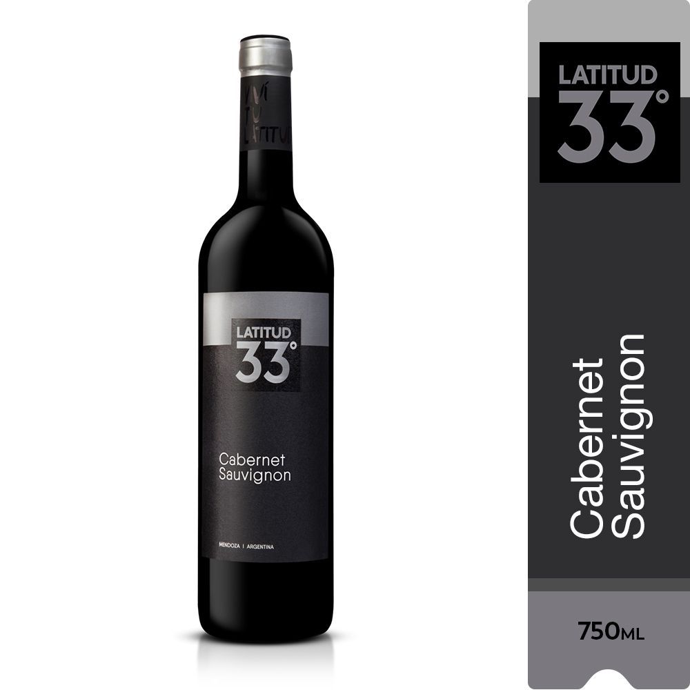 VINHO TINTO LATITUD 33 CABERNET SAUVIGNON 750ML em Oferta na Shopee
