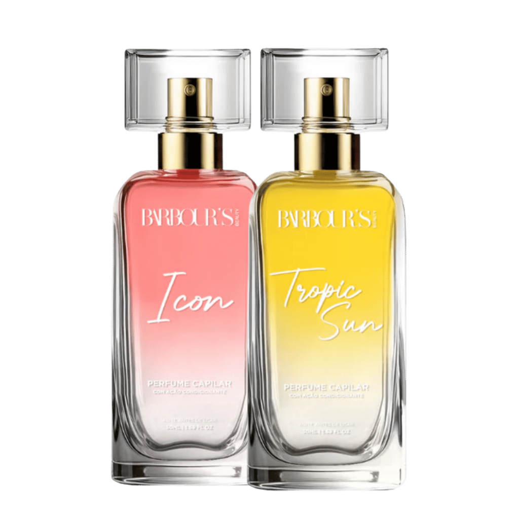 Kit 2 Perfume Capilar Barbour's Tropic Sun e Icon 2x50ml em Oferta na Shopee