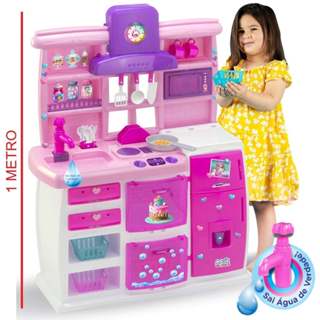 Cozinha De Brinquedo Forno Geladeira Casinha Master Magic Toys Com 26 Peças - Magic Toys em Oferta na Shopee