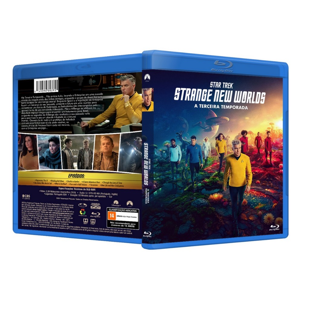 Blu-ray: Star Trek - Stranger New Worlds A Terceira Temporada DUB/LEG [PERSONALIZADO]