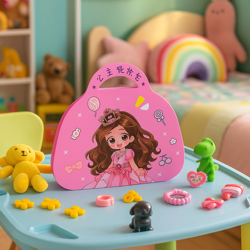 Kit Maquiagem Infantil Maleta Princesa Rosa Brinquedo Educativo Presente