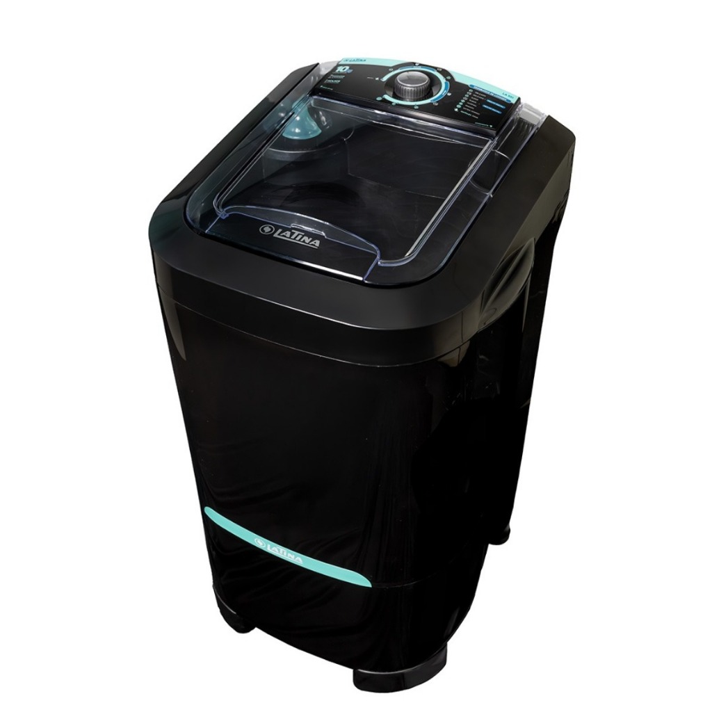 LAVADORA DE ROUPAS SEMIAUTOMATICA LA551 PRETA 10KG 7 PROGRAMAS 220V