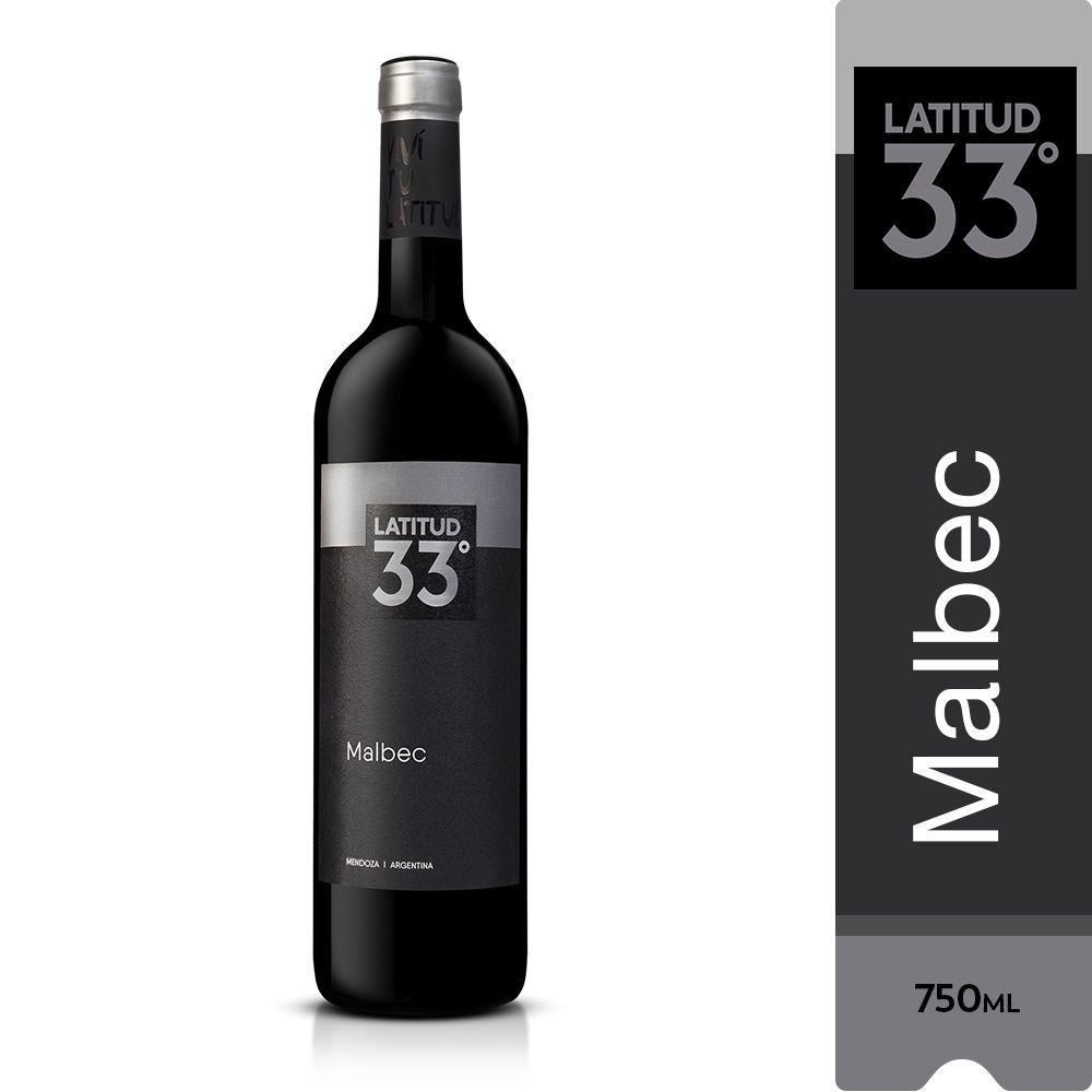 VINHO TINTO LATITUD 33 MALBEC 750ML