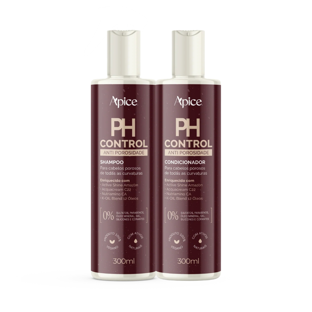 Kit Apice Shampoo Condicionador PH Control Controle do Ph 300ml