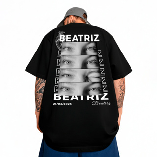 Camiseta Olhos Namorada - Tendencia Eye Tiktok Personalizado Oversized Algodão DTF em Oferta na Shopee