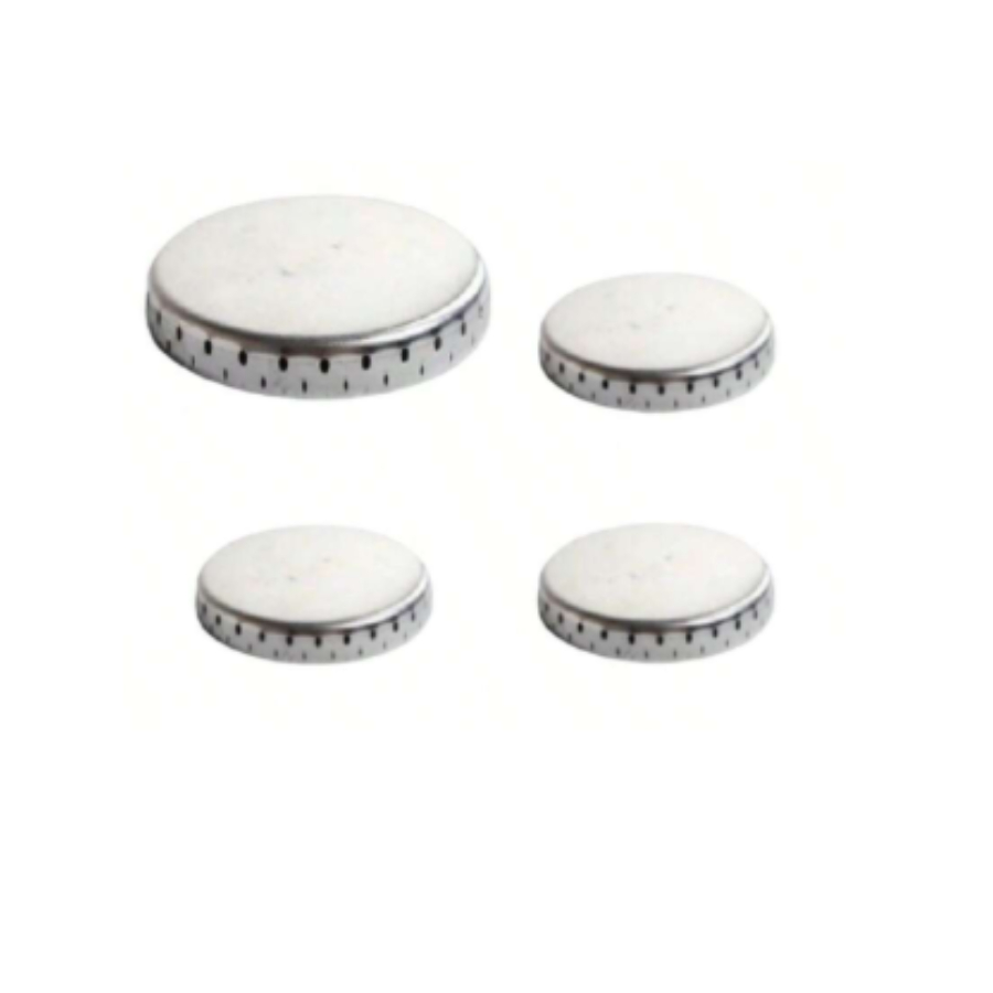 Kit com 4 Espalhadores Tampinha Queimador do Fogão Dako Supreme Luna Lumiere 1Grande 3 Pequenos em Oferta na Shopee