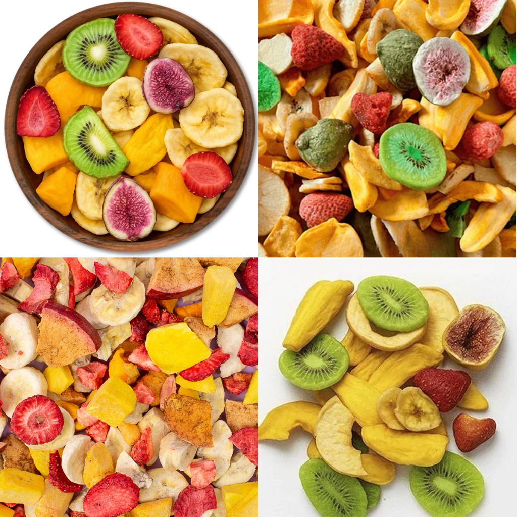 Mix de Frutas Desidratadas Crocantes 500g - Frutas Desidratadas Chips