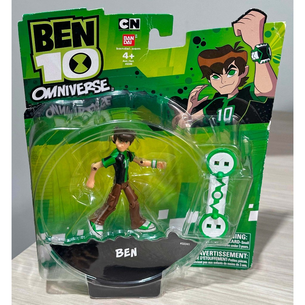 Boneco Ben Tennyson Ben 10 Omniverse Original Bandai Lacrado