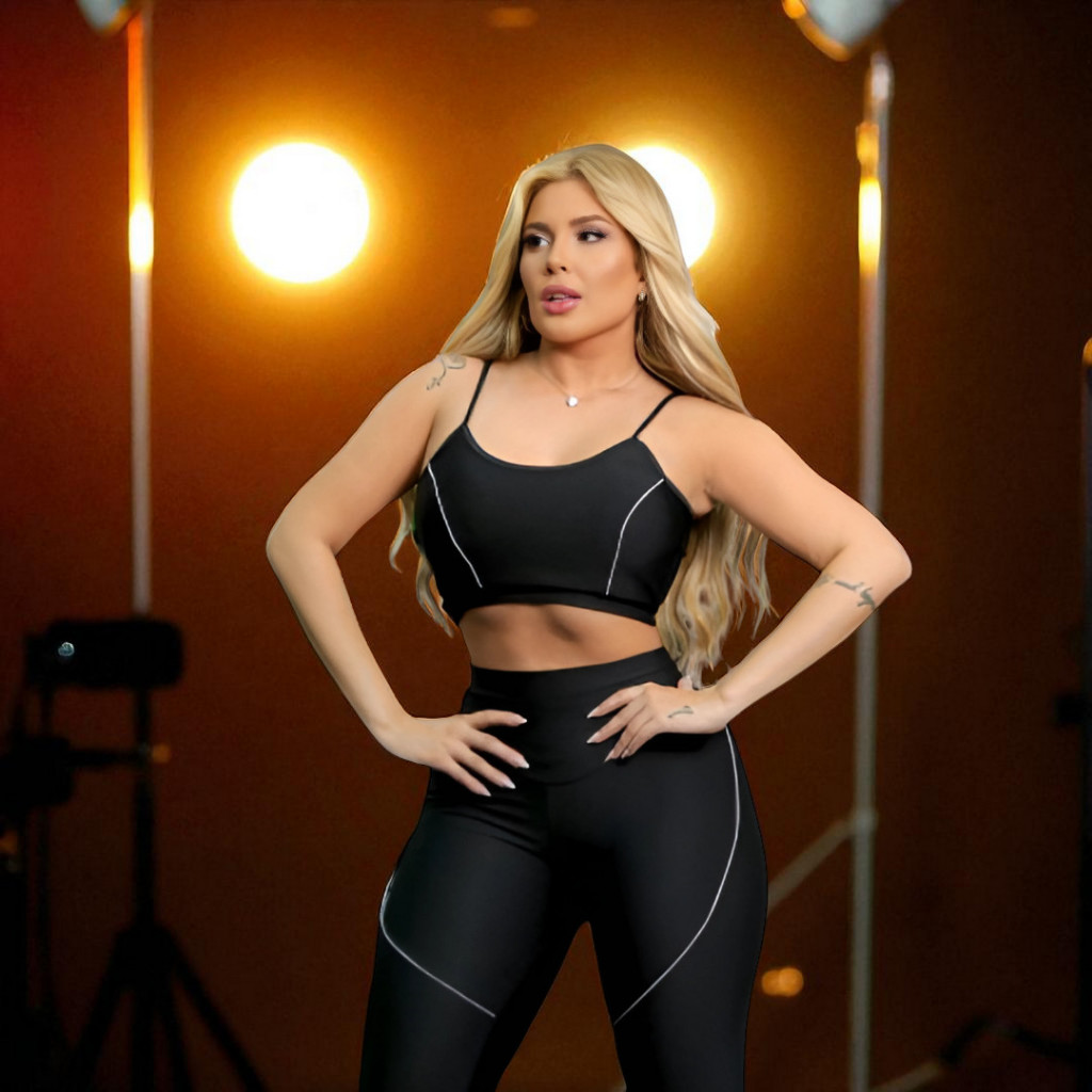 Conjunto Fitness Feminino – Para Academia com Alto Elastano, Conforto e Tecido Sem Transparência