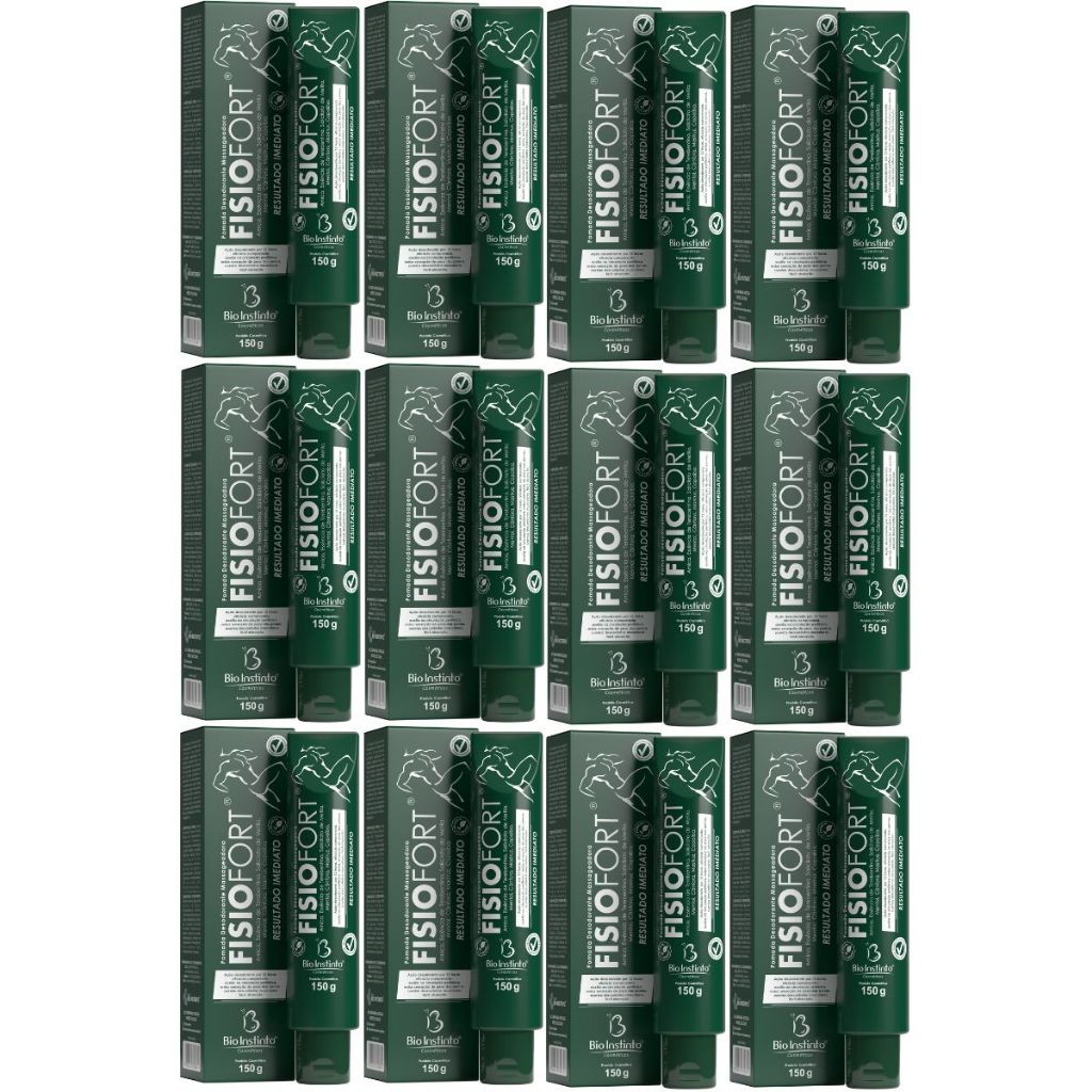 Pomada Desodorante Massageadora Fisiofort 150G Bio Instinto