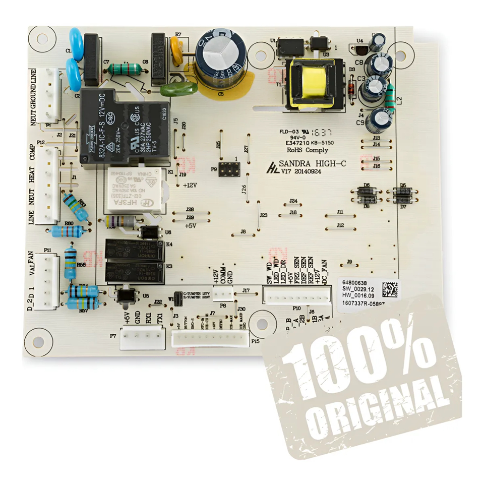 Placa Geladeira Electrolux Di80x Dfi80 Dt80x 64800638 original com nfe