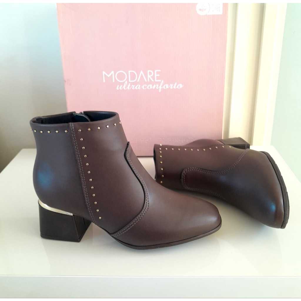 Bota Cano Curto Marrom Café: Onde Comprar | BuscaProdutos