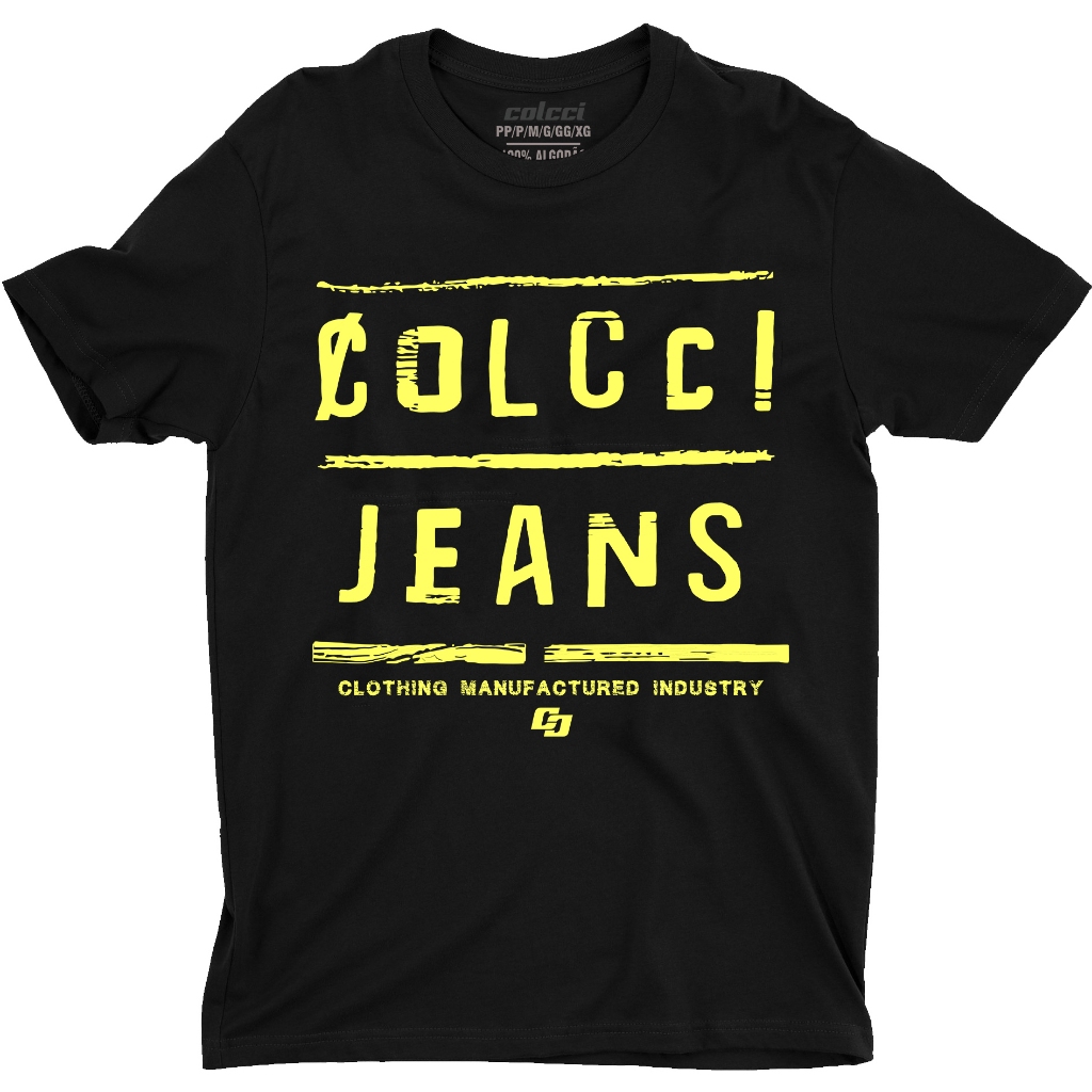 Camiseta Colc Distressed Várias Cores Fio 30 Puro Algodão em Oferta na Shopee