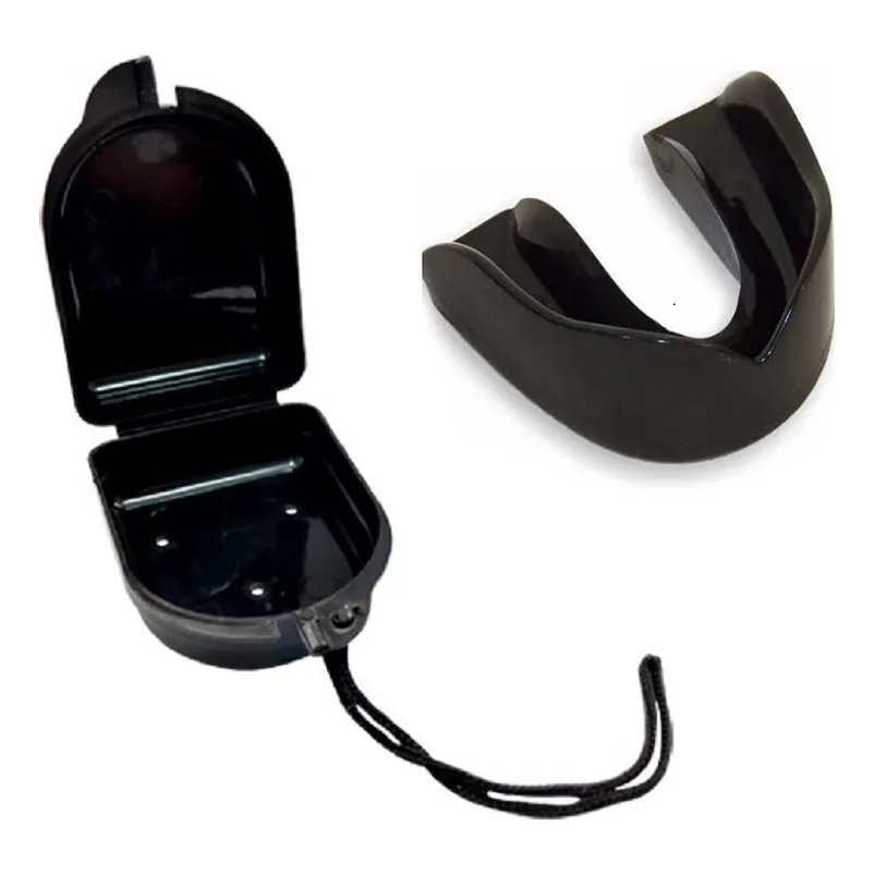 Protetor Bucal  Preto Moldável EVA Boxe - Muay thai - Jiu-Jitsu -  Kickboxing -- Esporte de Co