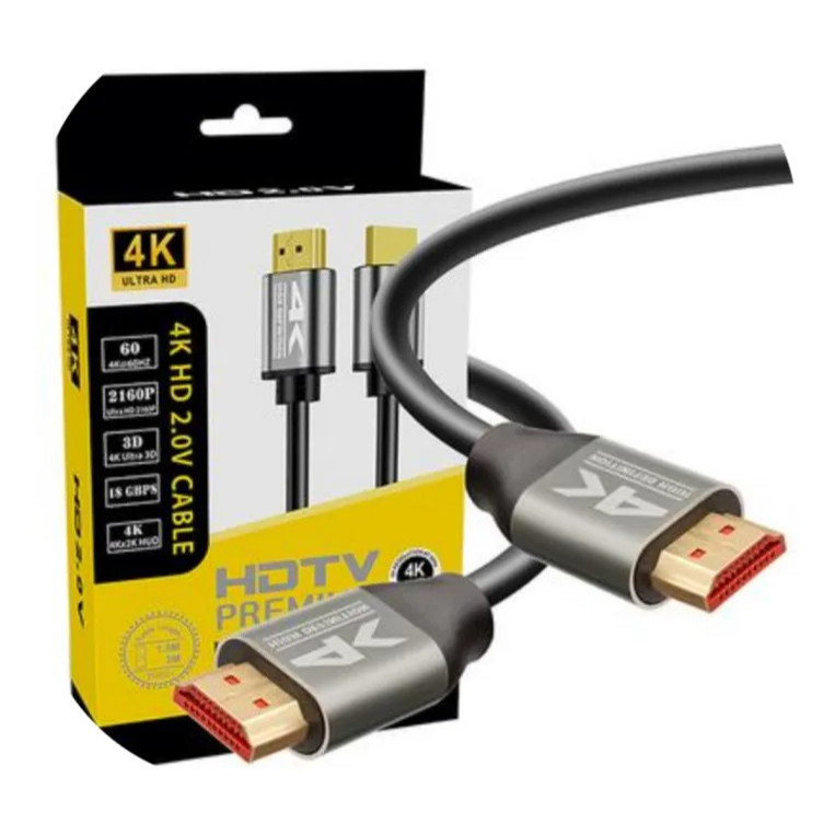 Cabo Hdmi 3 metros Ultra Premium 4k 2.0 3d 3 Alta Resolução em Oferta na Shopee