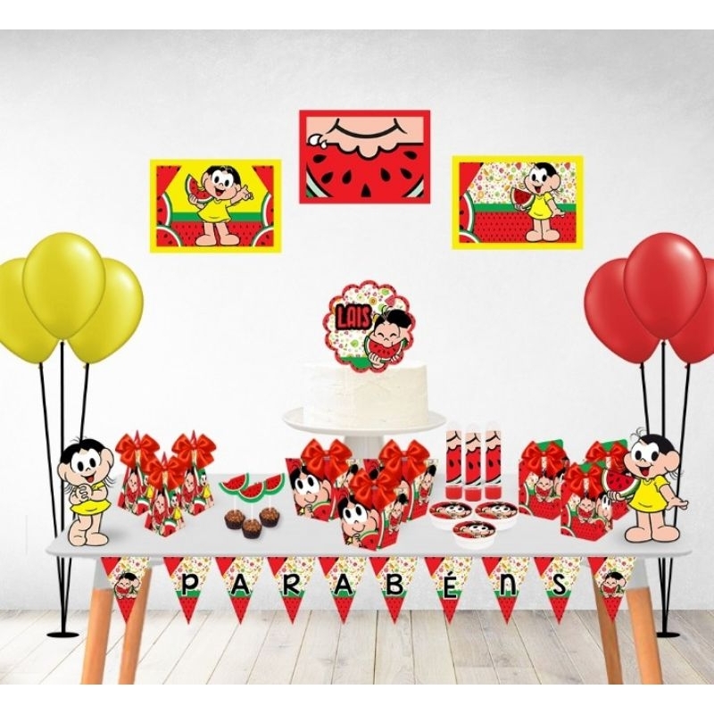 kit festa personalizado só um bolinho Magali/aniversário/mesversario
