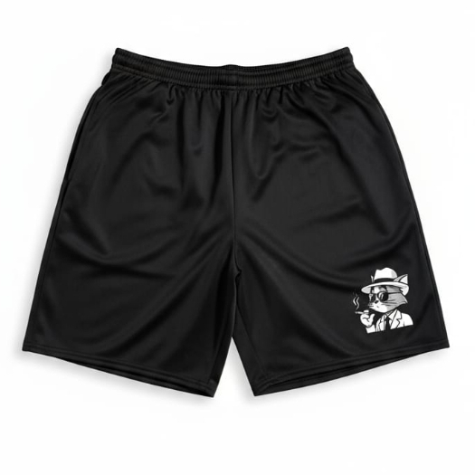 Bermuda Masculino Estampado Gato Tom Modelo Academia - Esportivo Ideal para lazer praia e esportes Promoção