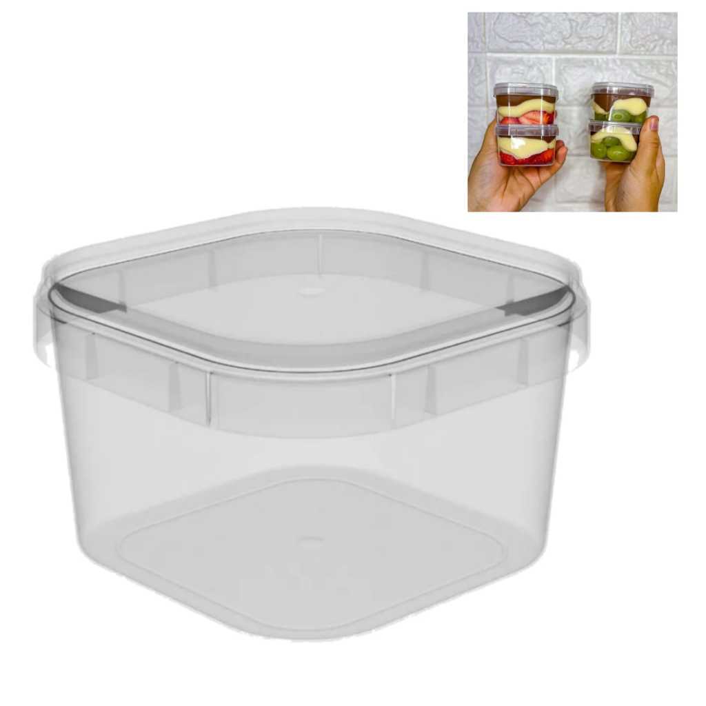 Pote 150ml Descartavel C/ Lacre Quadrado Plastilania C/100un em Oferta na Shopee