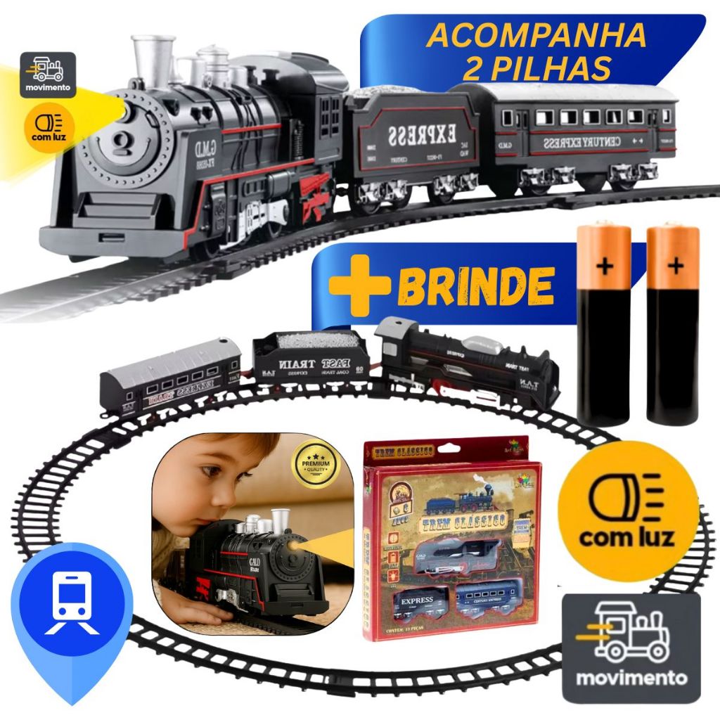 Locomotiva Trem na Black Friday 2025 | BuscaProdutos