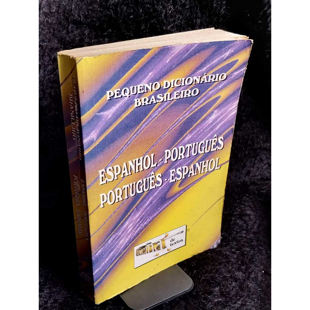 Livro Pequeno Dicionário Brasileiro Português Espanhol Sebo de Livros USados Desapego de Livros