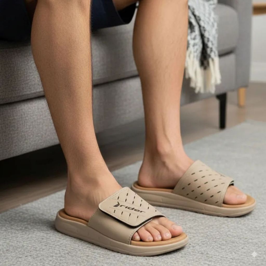 Chinelo Slide Masculino Ortopédico Para Fascite E Esporão Rider R Soft Plus 12529