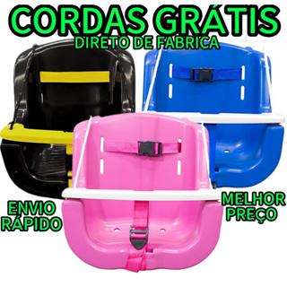 Balanço Infantil Para Bebê Plástico Kids Criança Diversão Com Cordas em Oferta na Shopee
