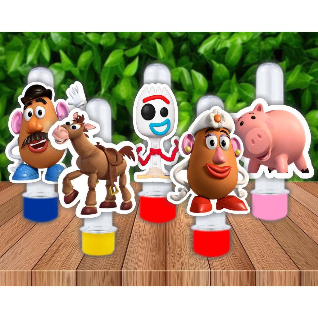 50 Apliques para tubete festa Toy Story em Oferta na Shopee