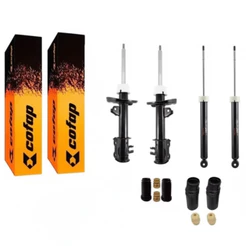 Kit 4 Amortecedor Cofap Novo Palio Atractive 2011 2012 2013 + Kit