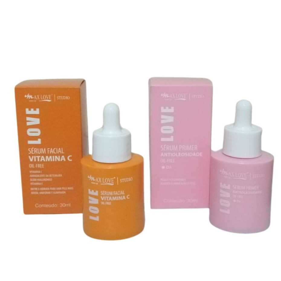Sérum facial Max Love Vitamina C e antioleosidade em Oferta na Shopee