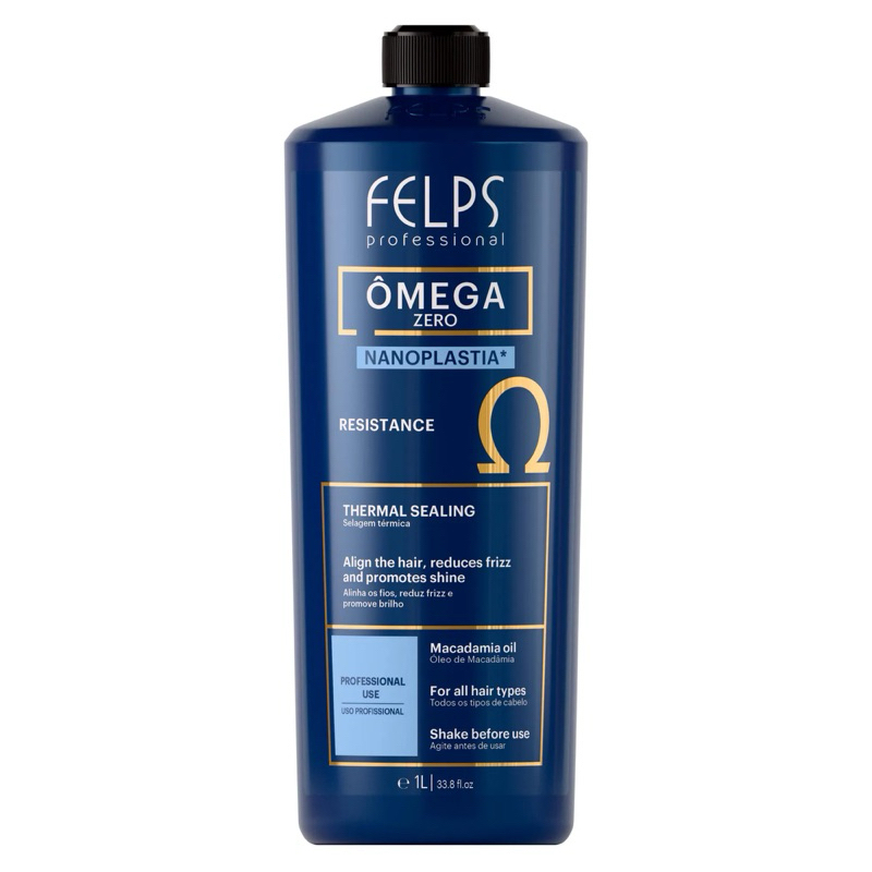 Felps Omega Zero Unique Nanoplastia Resistance Selagem 1 Litro