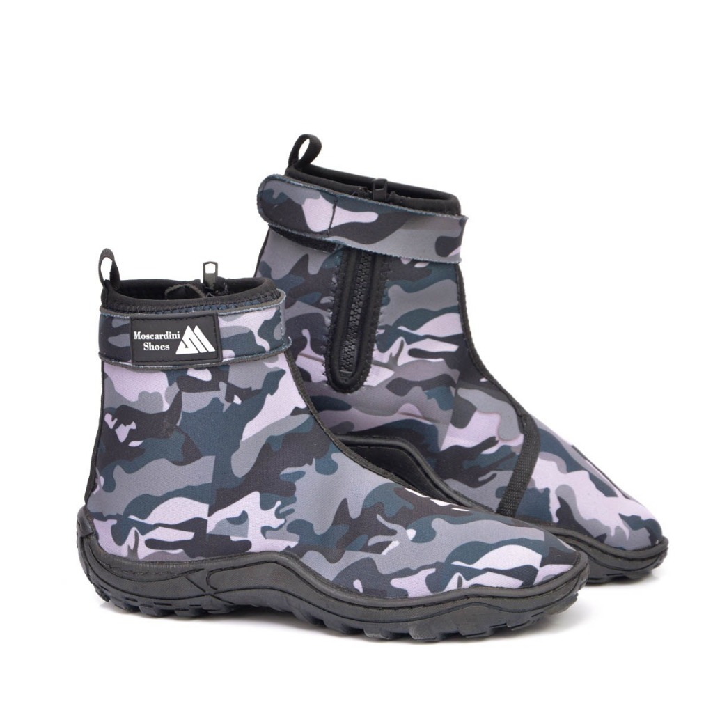 Bota Sapatilha Aquática Neoprene  Seca Rápido Trilha Praia Pesca C/ Zíper Caminhada Dia a Dia
