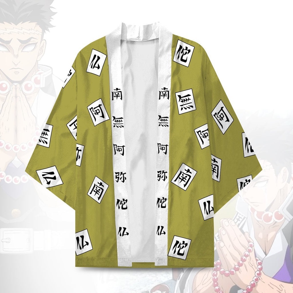 Manto , capa , GYOMI DEMON SLAYER , fantasia kimono cosplay anime, ADULTO