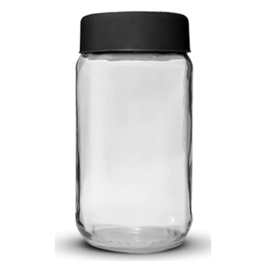 6 Potes de 800ml de Vidro, AZ500, Com Tampa de Plástico. Ideal Para Armazenar Conservas e Grãos. em Oferta na Shopee