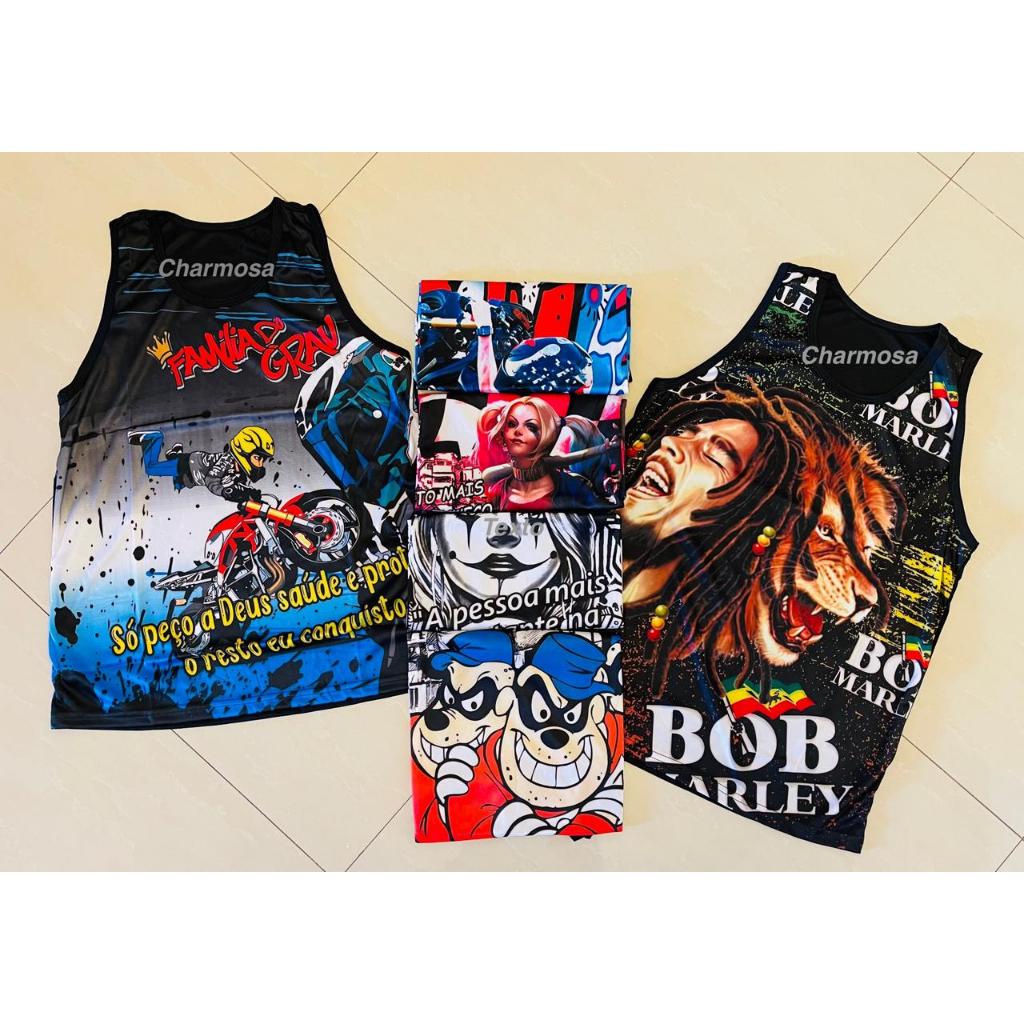 Kit 3 Regata De Quebrada Mandrake Masculina Camisa