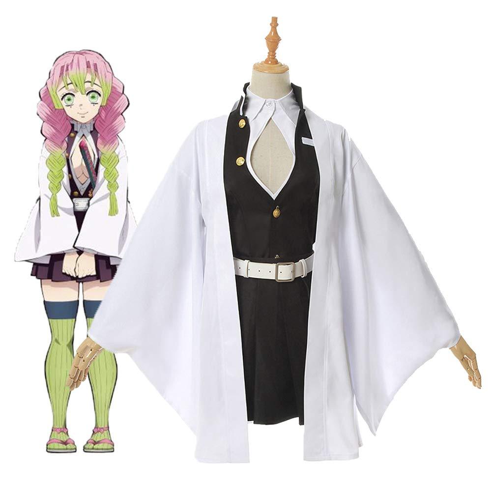 Kimono , manto , KIMETSU MITSURI , DEMON SLAYER , fantasia cosplay anime INFANTIL