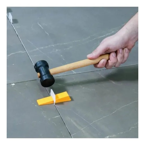 Martelo de Borracha Preta 40 e 60mm com Cabo madeira Brasipla para Cerâmica e Marcenaria em Oferta na Shopee