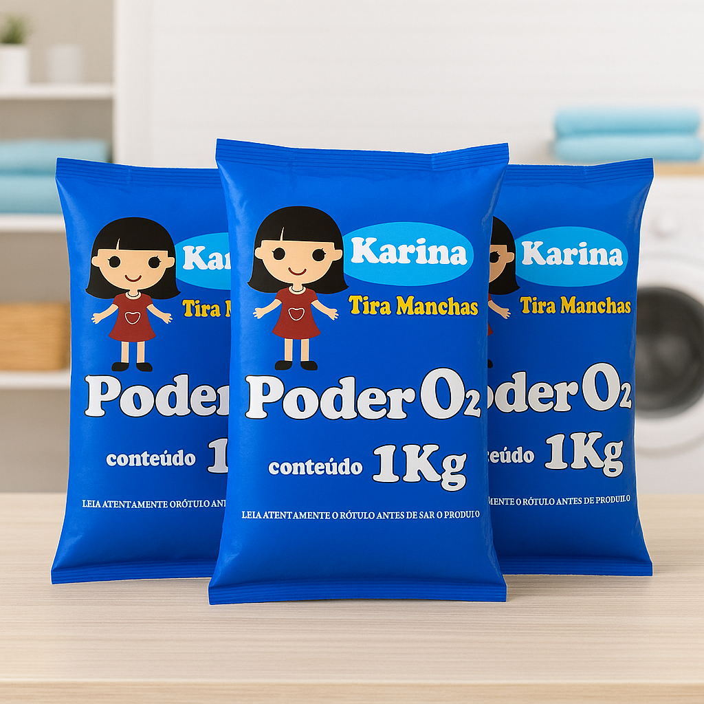 Tira Manchas em Pó 1kg, 2kg ou 3Kg - Removedor de Manchas Alvejante Power O2 - Sem Cloro em Oferta na Shopee